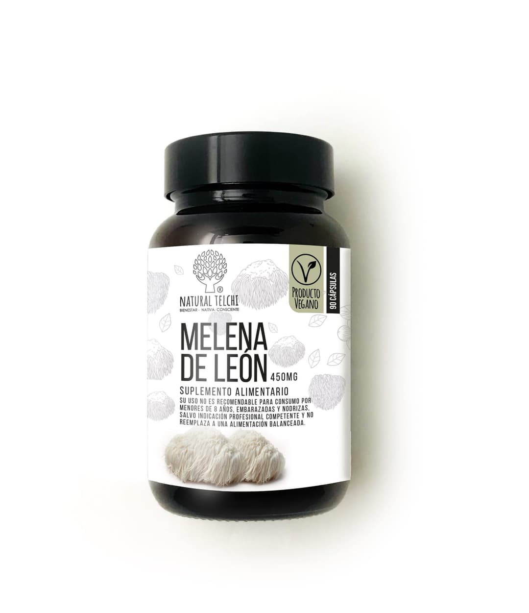 Melena de León 450 mg x 90 cápsulas vegetales