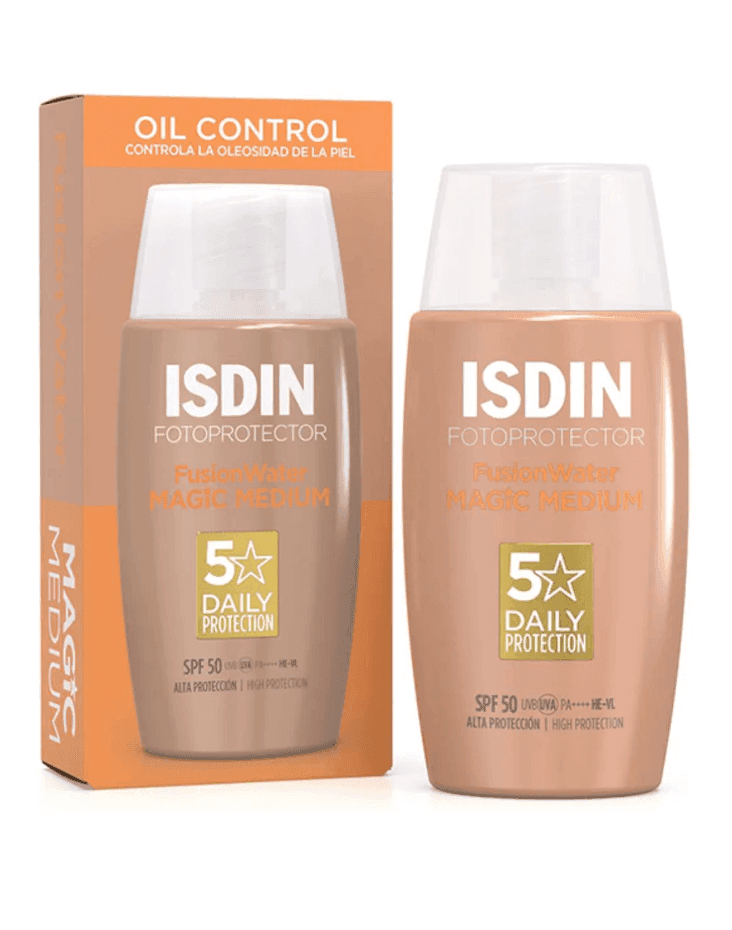 Fotoprotector Fusion Water Magic Color Medium Spf50 50ml